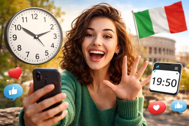 venti meno dieci fa Italian phrase trending on social media with cultural meaning