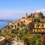 Eze France hilltop medieval village streets with panoramic Mediterranean views and scenic stone walking paths