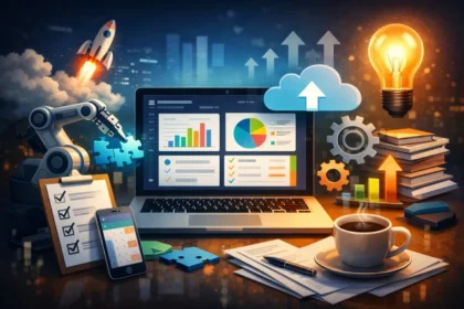 Plicabig dashboard showing tasks, templates, and workflow stages