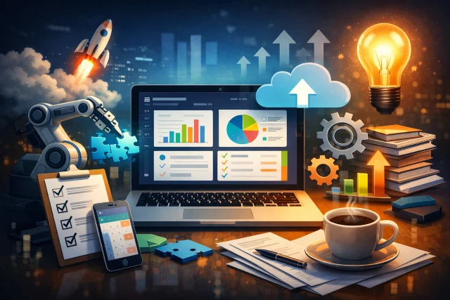 Plicabig dashboard showing tasks, templates, and workflow stages