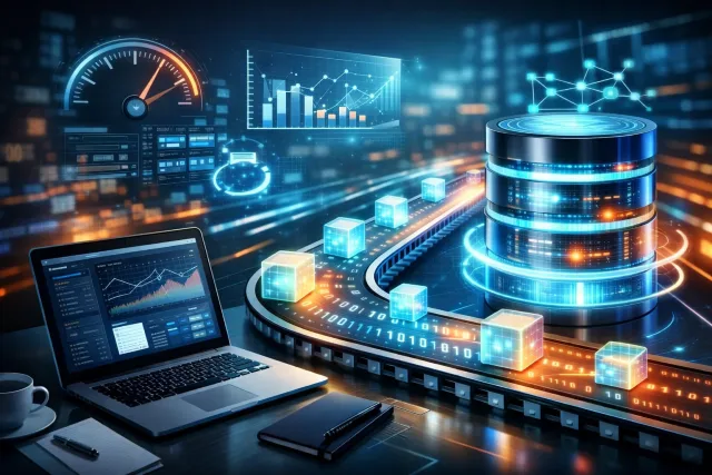 Speciering data management workflow showing validation modeling observability and fast analytics dashboards