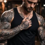Tattoos for Men with bold timeless designs on forearm, upper arm, chest, and sleeve placements