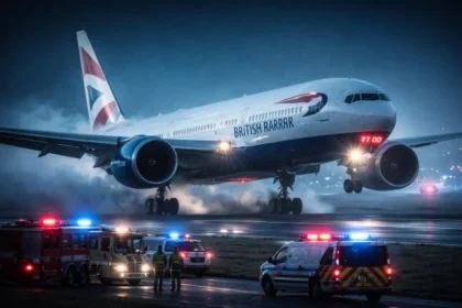 Flight BA286 unexpected landing aviation emergency timeline and aircraft safety procedures