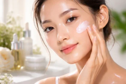 skinpres t for glass skin routine with hydrating layers moisturizer and sunscreen for a natural glow