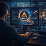 Aurö trend in 2026 showing modern .NET 10 development with AI agents, cloud native deployment, NuGet packages, and performance optimization