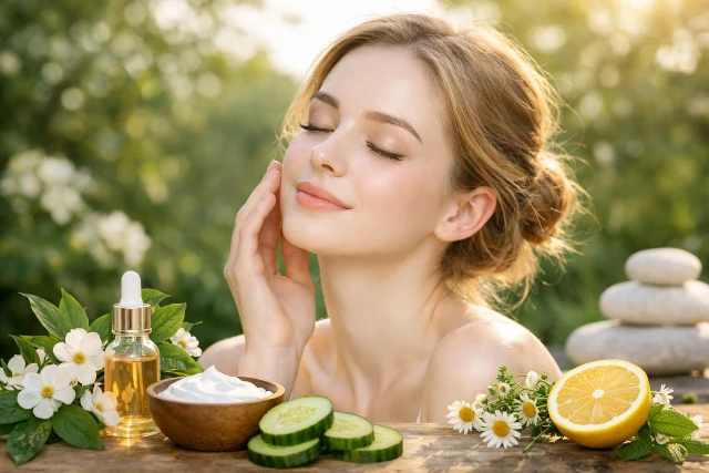 Fair Skin natural skincare routine for healthy glowing complexion