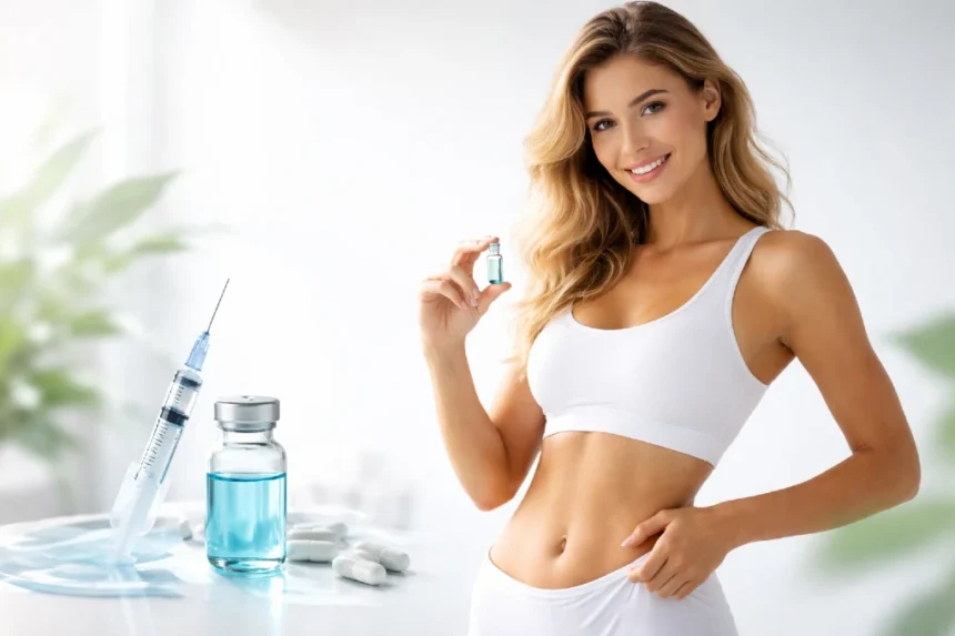 Peptides for Weight Loss treatment concept for body confidence and wellness