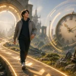 Mabinogi Lazy Patch update screen showing a gamer waiting for faster game patching on a desktop setup