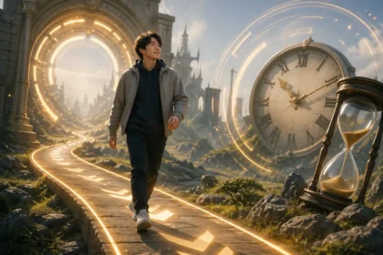 Mabinogi Lazy Patch update screen showing a gamer waiting for faster game patching on a desktop setup